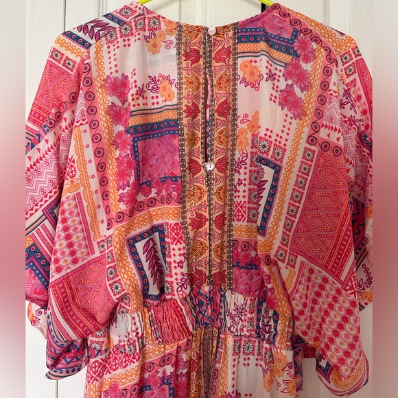 Beautiful Fitted Kimono Maxi Dress - Picture 5 of 6